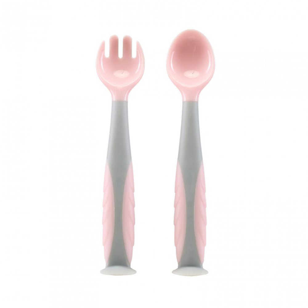 Set lingurita si furculita , roz, u-grow [1]