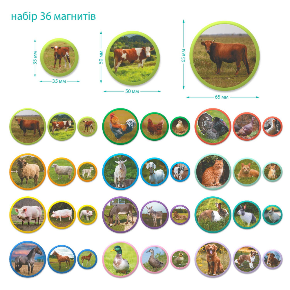 Set magneti Montessori - Animale de la ferma [5]