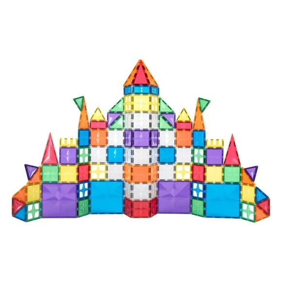 Set magnetic de construit 125 piese, Cleverclixx Baiat, Fata, varsta 3 - 6 ani, 6 - 9 ani [2]