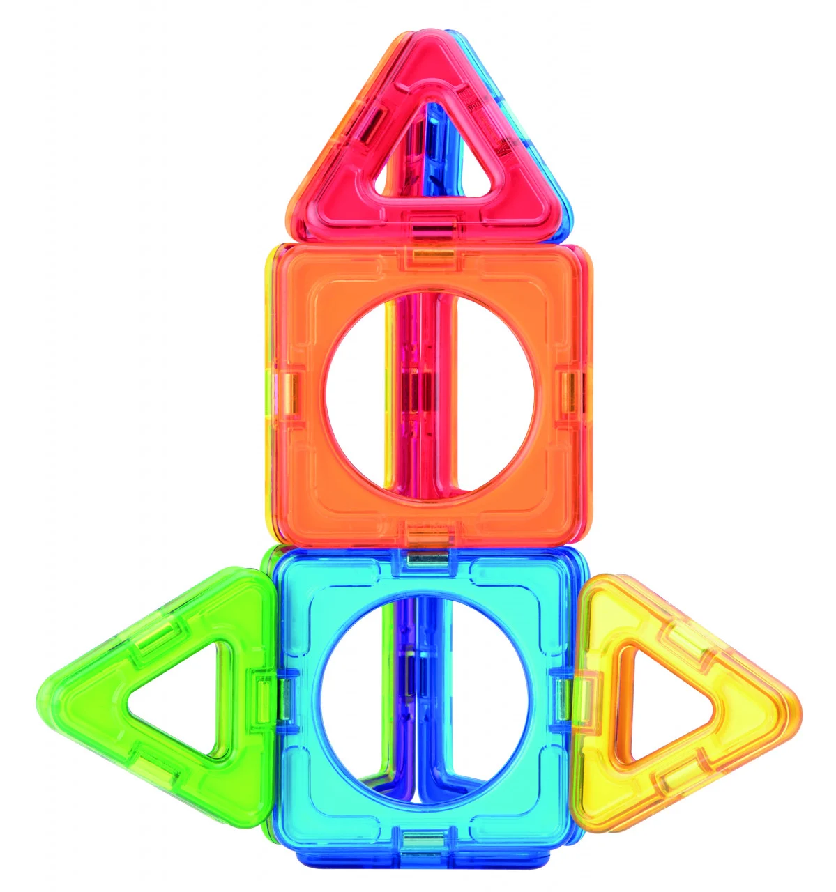 Set magnetic de construit, 30 piese, Basic Plus, Magformers, varsta 3 - 6, 6 - 9 ani,  [6]