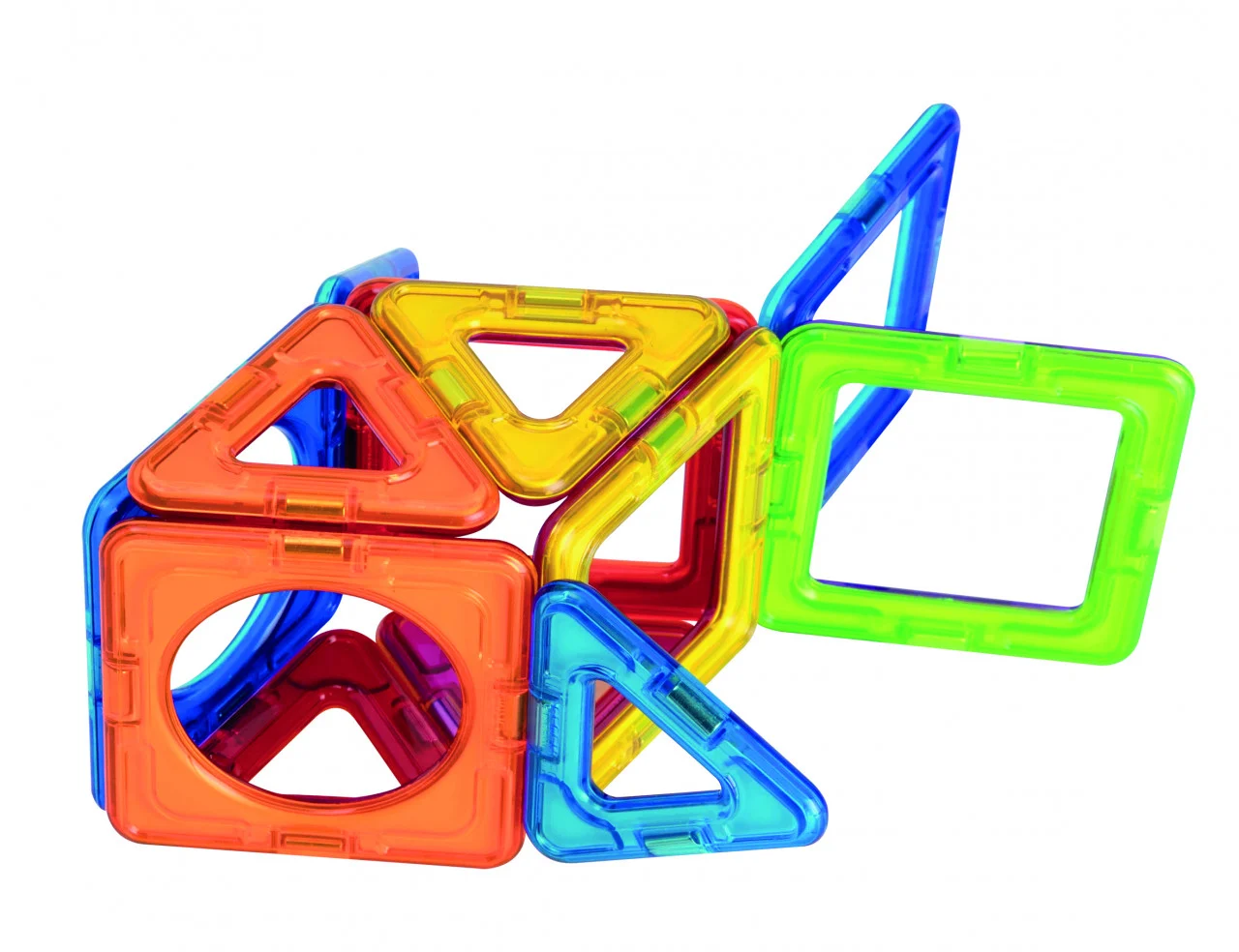 Set magnetic de construit, 30 piese, Basic Plus, Magformers, varsta 3 - 6, 6 - 9 ani,  [9]
