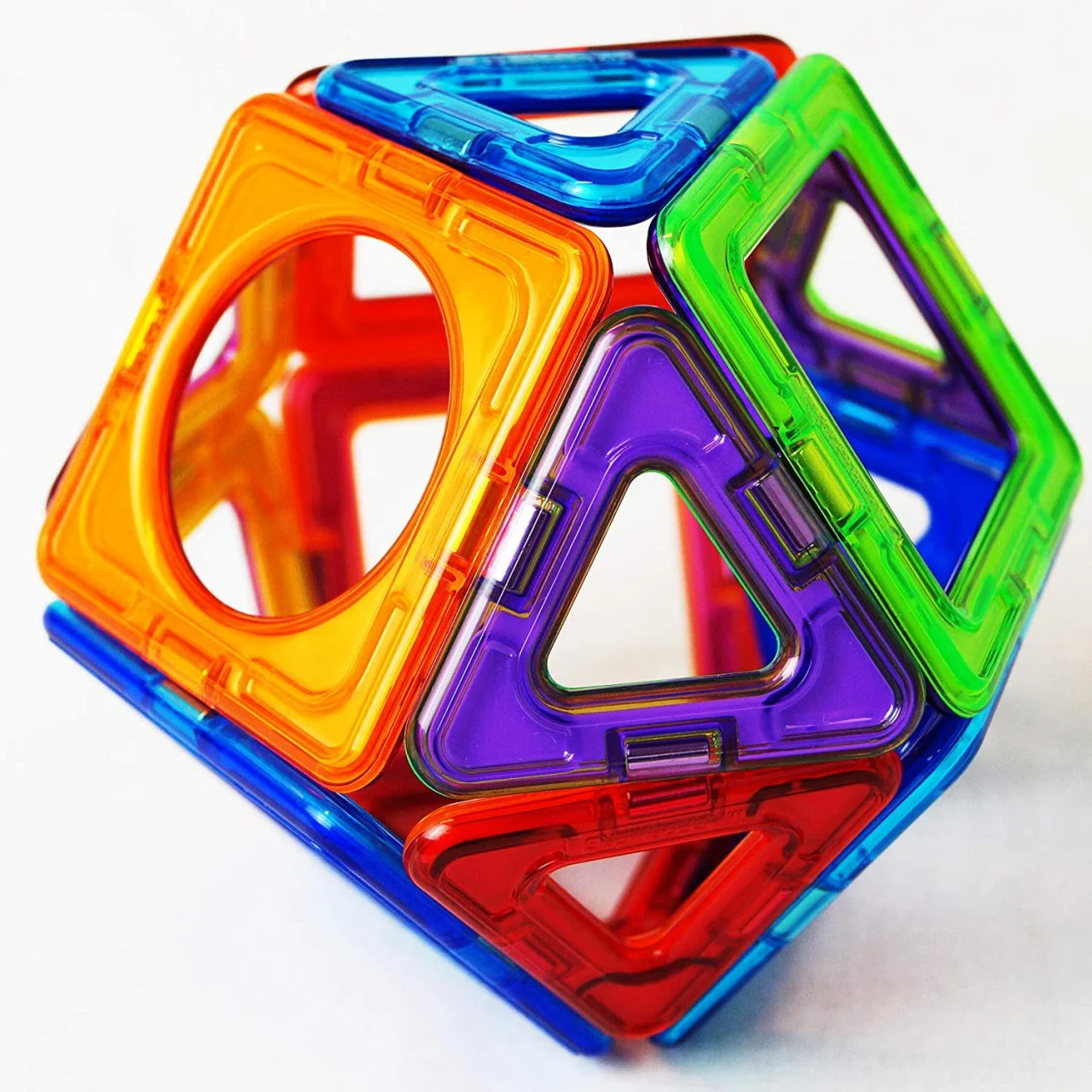 Set magnetic de construit, 30 piese, Basic Plus, Magformers, varsta 3 - 6, 6 - 9 ani,  [4]