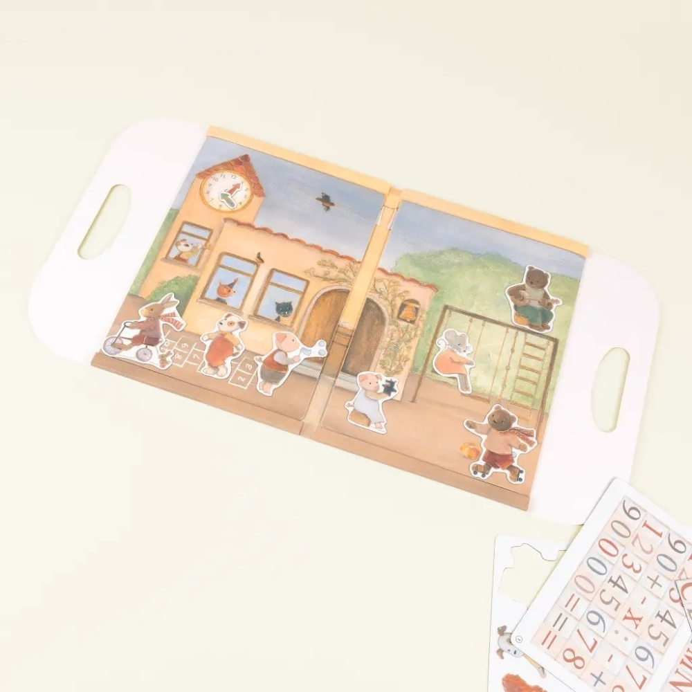 Set magnetic La scoala, Egmont Toys Baiat, Fata, varsta 3 - 6 ani [2]