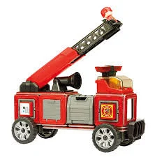 Set magnetic de construit, 50 piese, Vehicule de interventie, Magformers, varsta 3 - 6, 6 - 9 ani, Baiat, Fata [3]