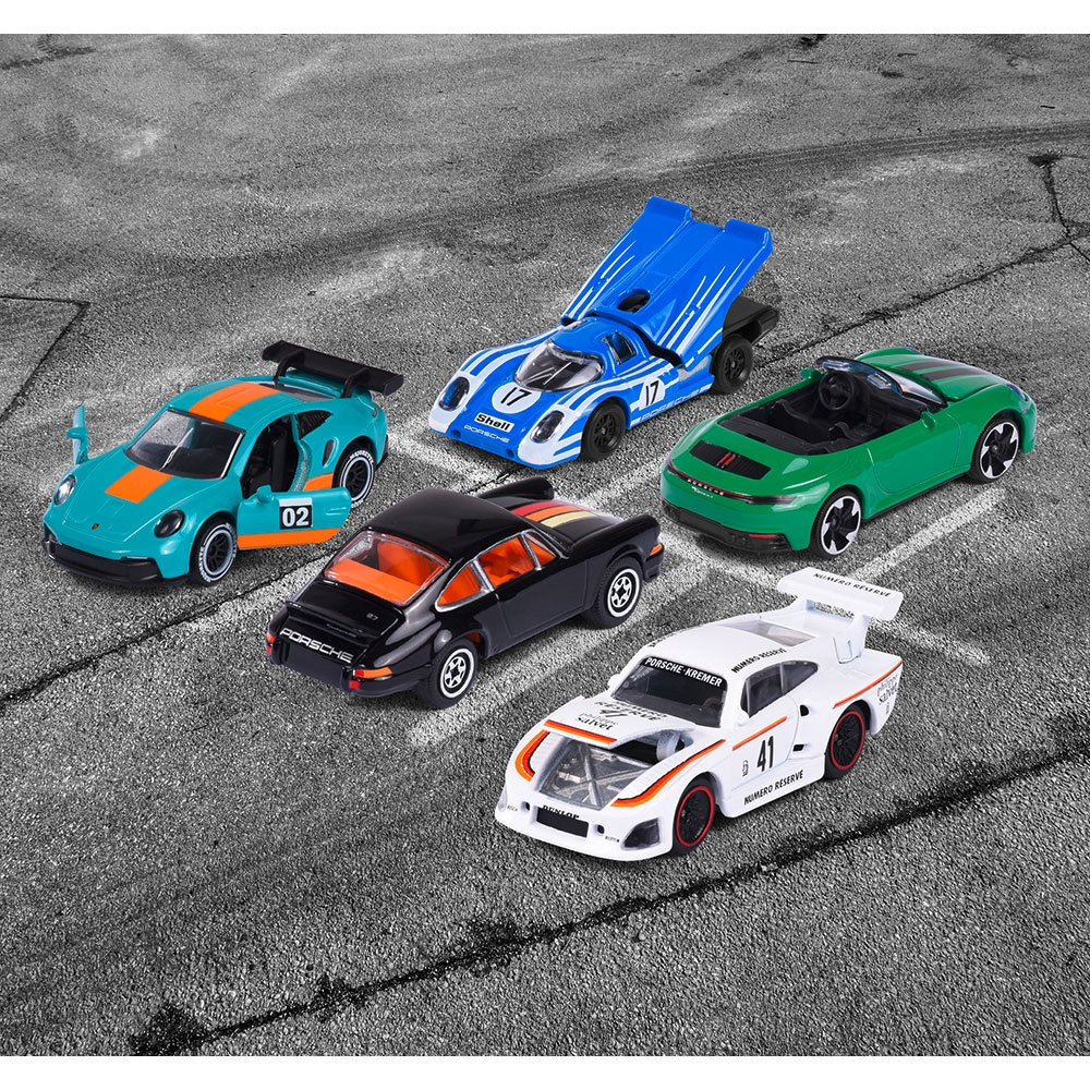 Set Majorette Porsche Motorsport cu 5 masinute [5]
