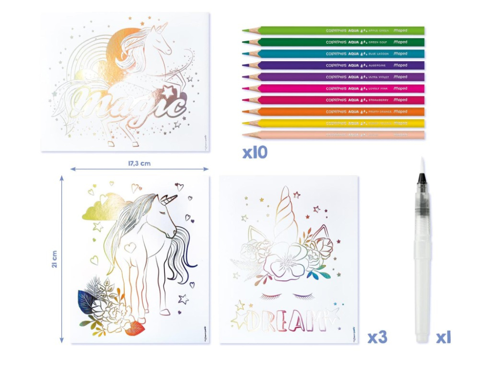 Set Maped Creativ Aqua'Art Unicorn [4]