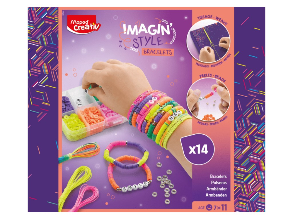 Set Maped Creativ Imagin'Style Brățări neon [3]