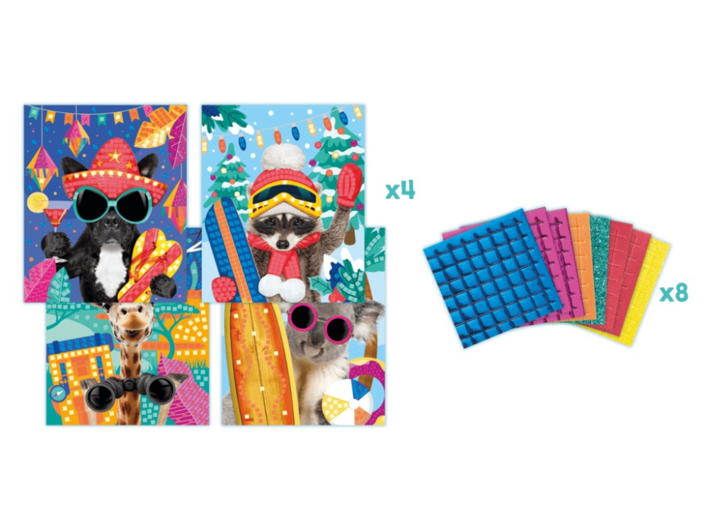 Set Maped Creativ Photo Mosaics - Adventure animals [5]