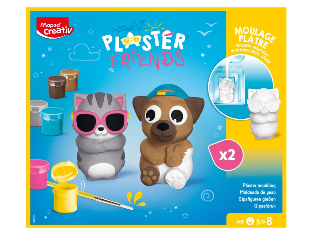 Set Maped Creativ Plaster Friends Pisică & Câine [3]