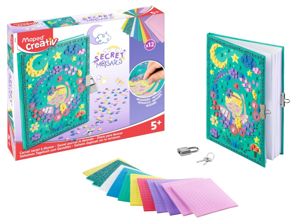 Set Maped Creativ Secret Mosaics - Jurnal secret [2]