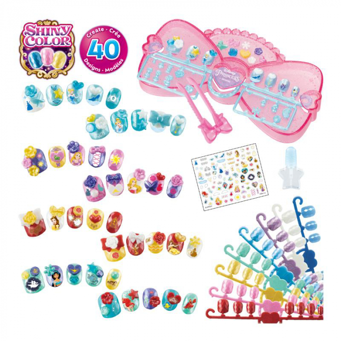 Set Margele Aquabeads - Stickere Pentru Unghii Printese Disney [2]
