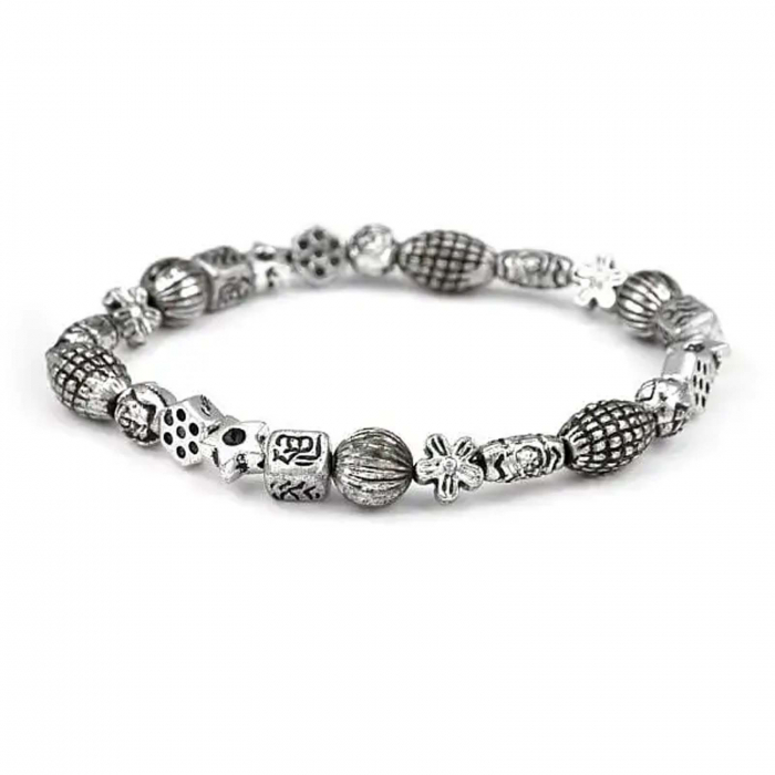 Set margele, talismane cu snur, 8 modele diferite, 17g, Buddha [3]