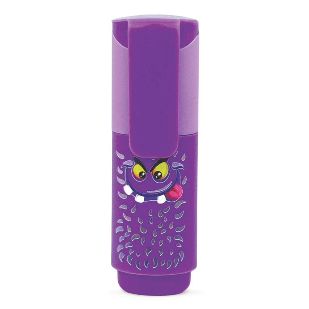 Set Marker evidențiator, Monsters, 6 culori fluorescente (6 buc/blister), copii varsta 3 ani+,6 ani+,8 ani+ [6]