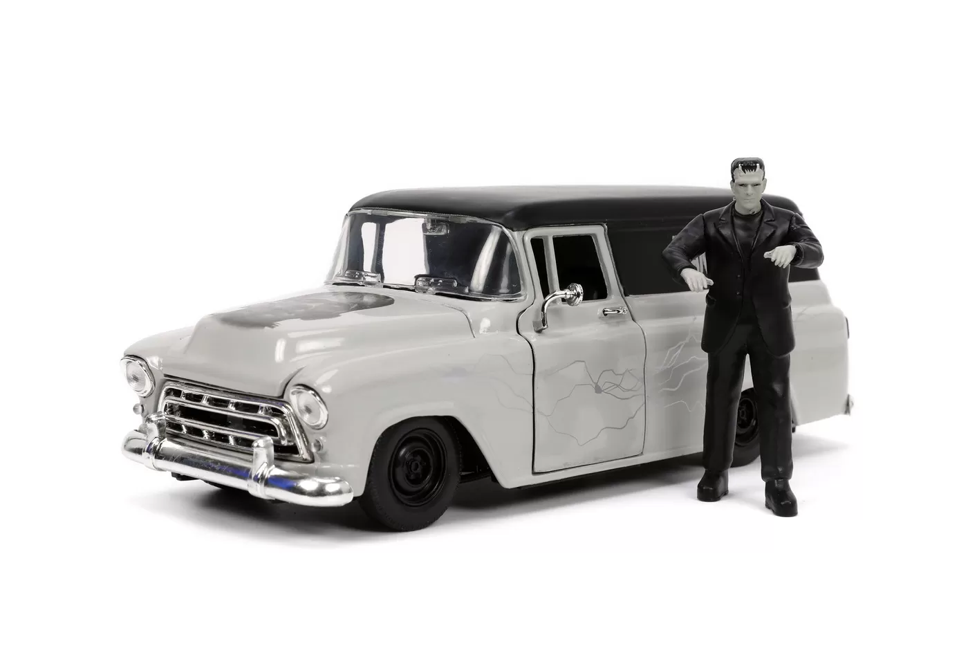 Set masinuta 1957 chevy suburban si figurina frankenstein [3]