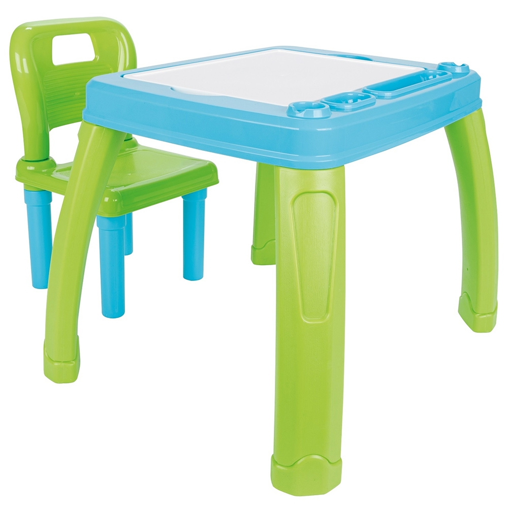 Set Masuta cu scaun pentru copii Pilsan Study Table blue [1]