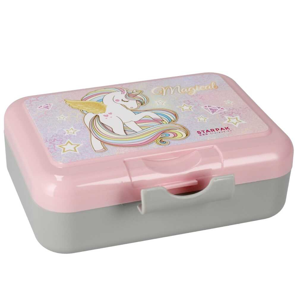 Set mic dejun pentru copii model Unicorn – Bidon si cutie de pranz [6]