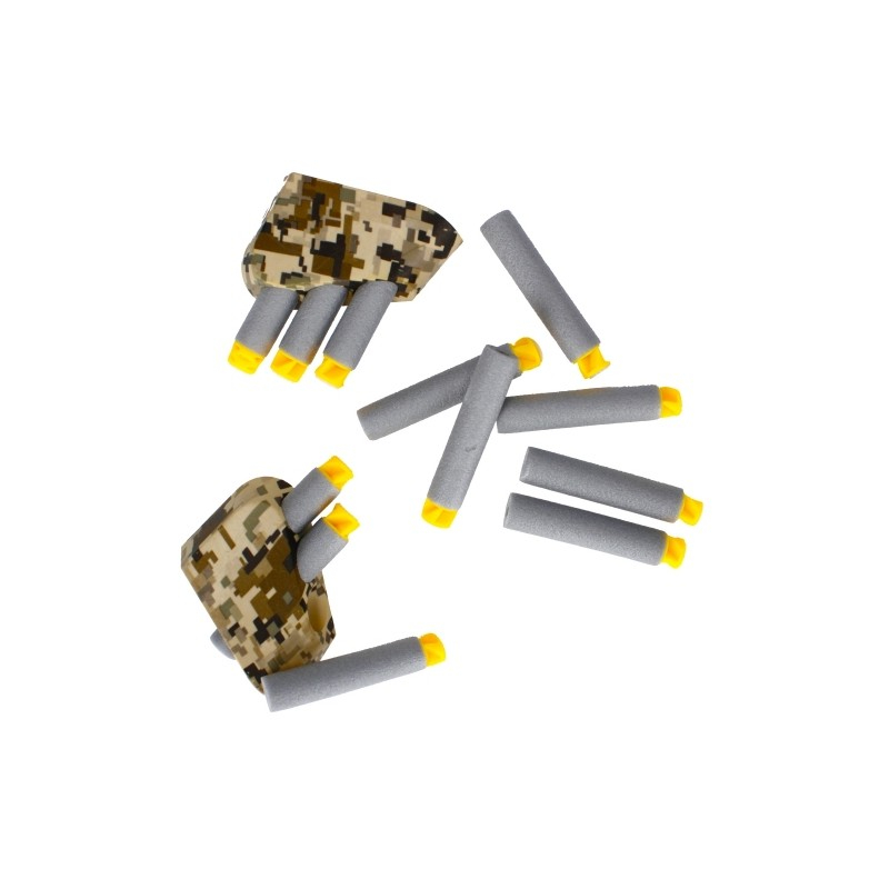 Set militar - pistol cu munitie si echipament de camuflaj - 17 piese,, MegaCreative 482733, 6+ ani [2]