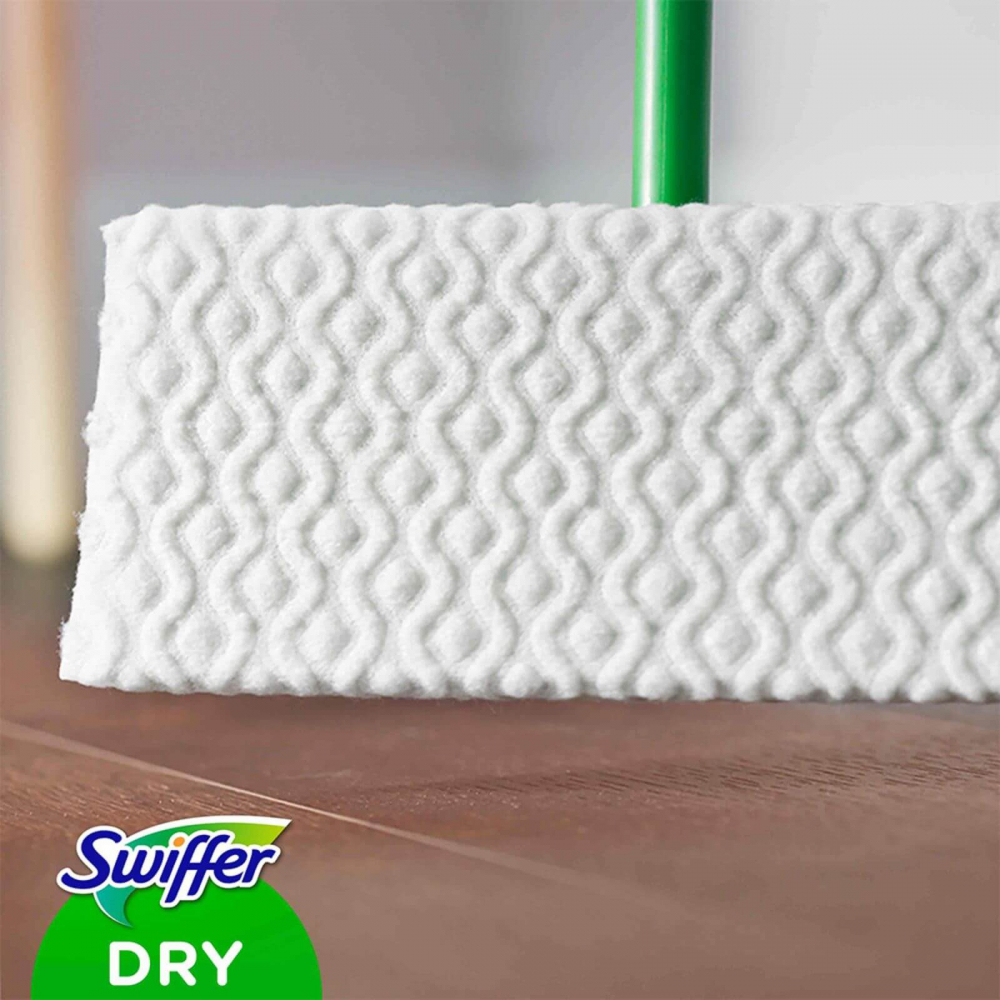 Mop uscat Swiffer cu pamatuf si 8 lavete Trap Lock – Set complet curatenie [8]