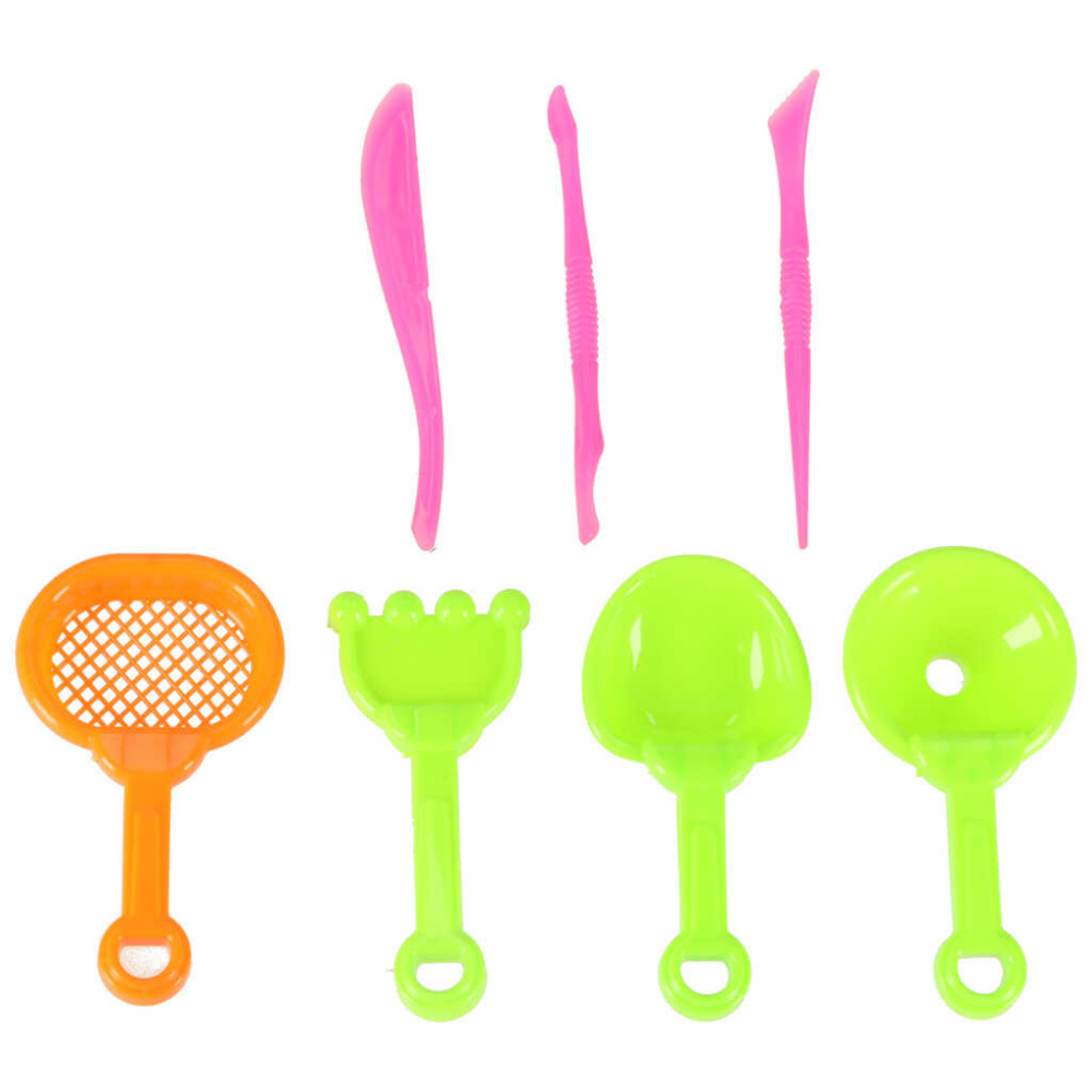 Set Nisip Kinetic 1kg cu Tava Gonflabila si Accesorii – 27 Piese Joaca Creativa [8]