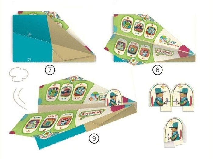 Djeco - Set origami pentru copii, avione din hartie - Micostore.ro [3]