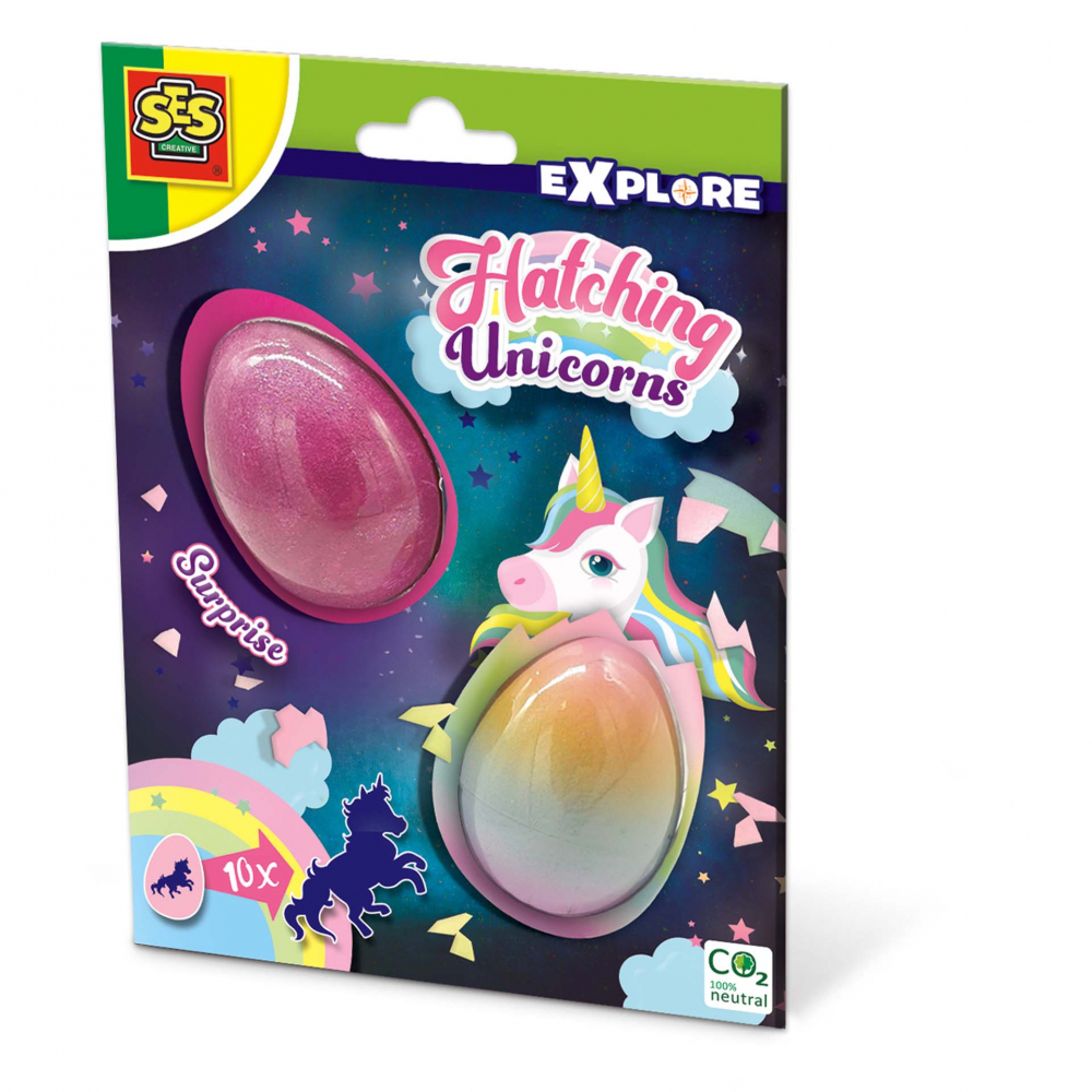 Set oua de jucarie pentru copii cu unicorni care eclozeaza in apa [1]