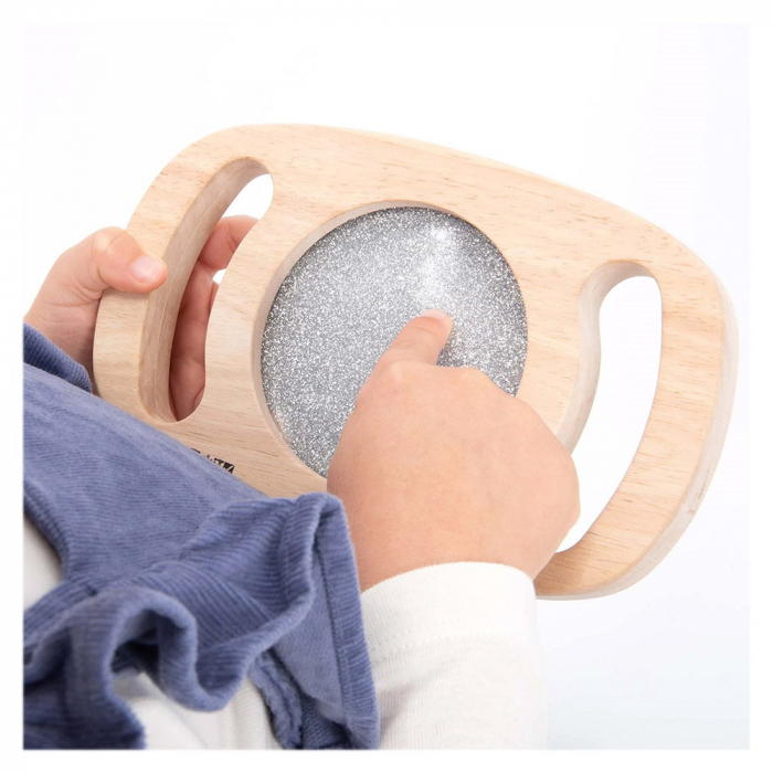 Set panouri senzoriale cu manere si sclipici, TickiT, 1-5 ani [4]