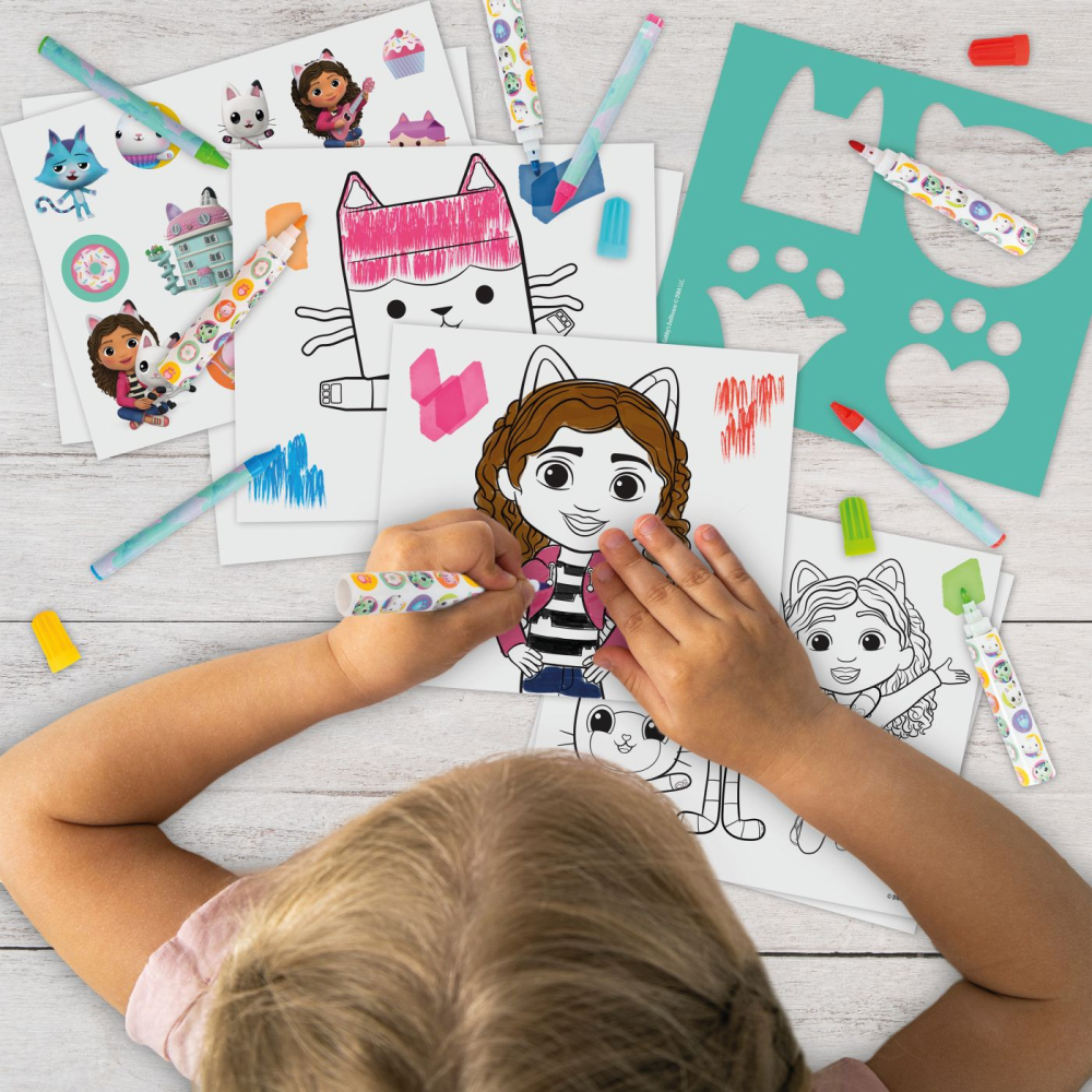 Set pentru desen in rucsac gabbys dollhouse [3]