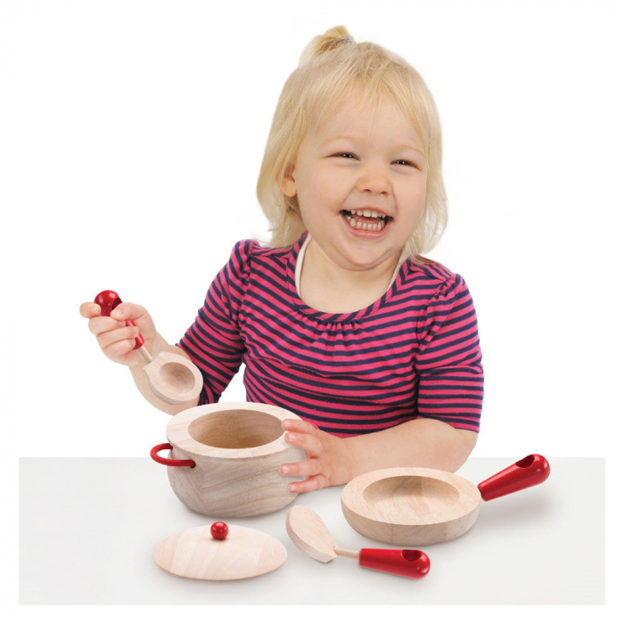 Set pentru gatit din lemn, Wonderworld [2]