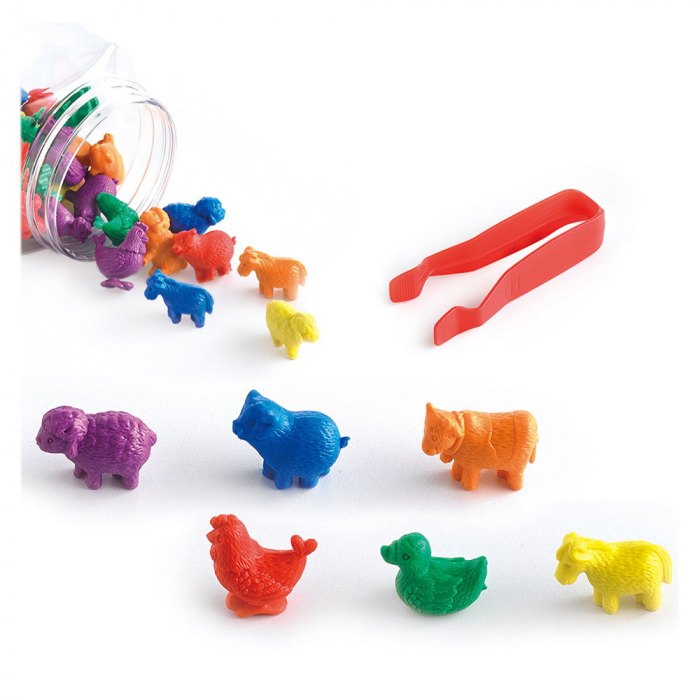 Set pentru sortat, Animale de ferma, Edx Education, 3-7 ani [4]