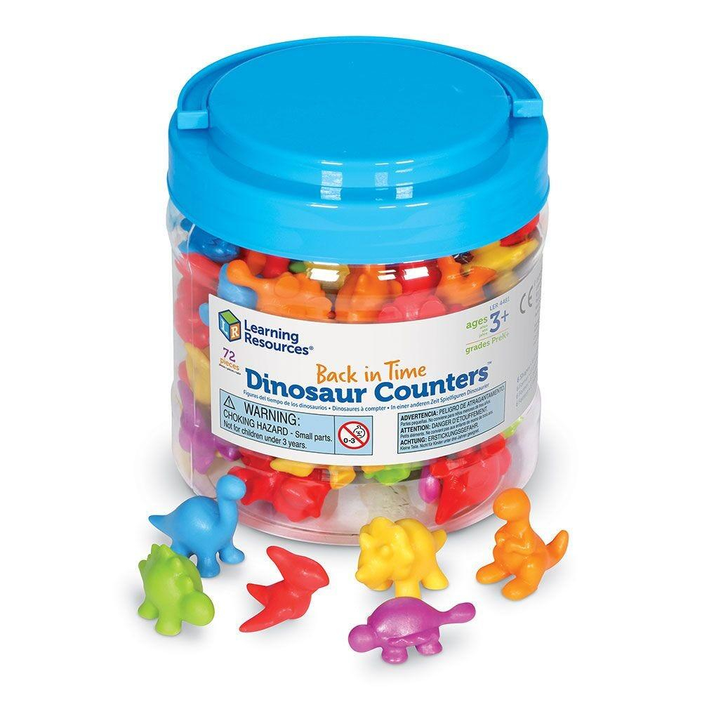 Set pentru sortat si numarat - Dinozauri jucausi (72 piese) [2]