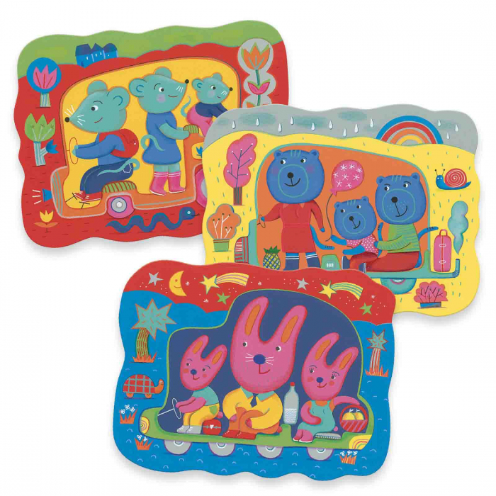 Set pictura cu apa, 4 planse ilustrate si stilou, Catelusi [3]