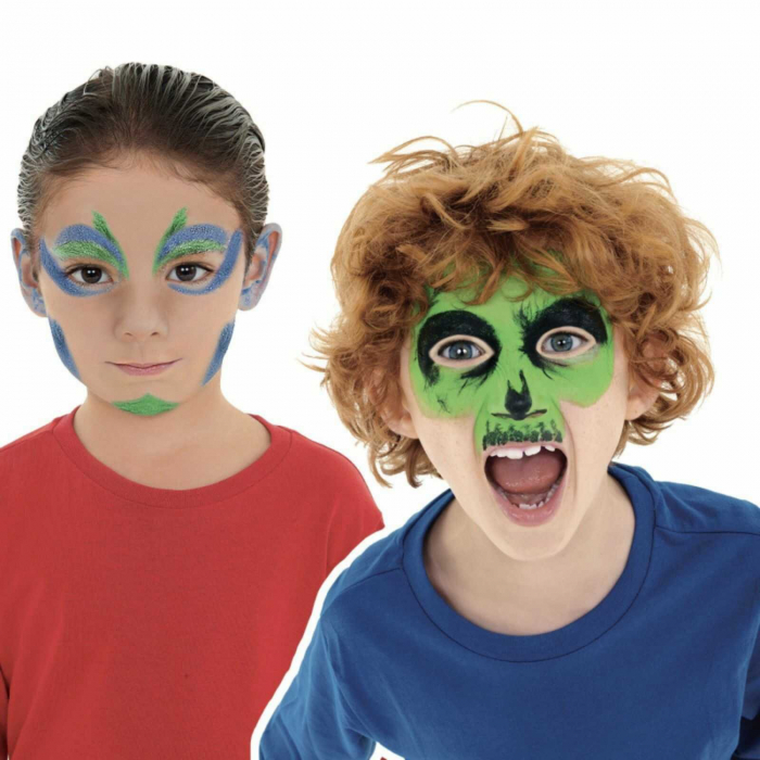 Creioane colorate lavabile pentru pictura pe fata, piele, face painting. [3]