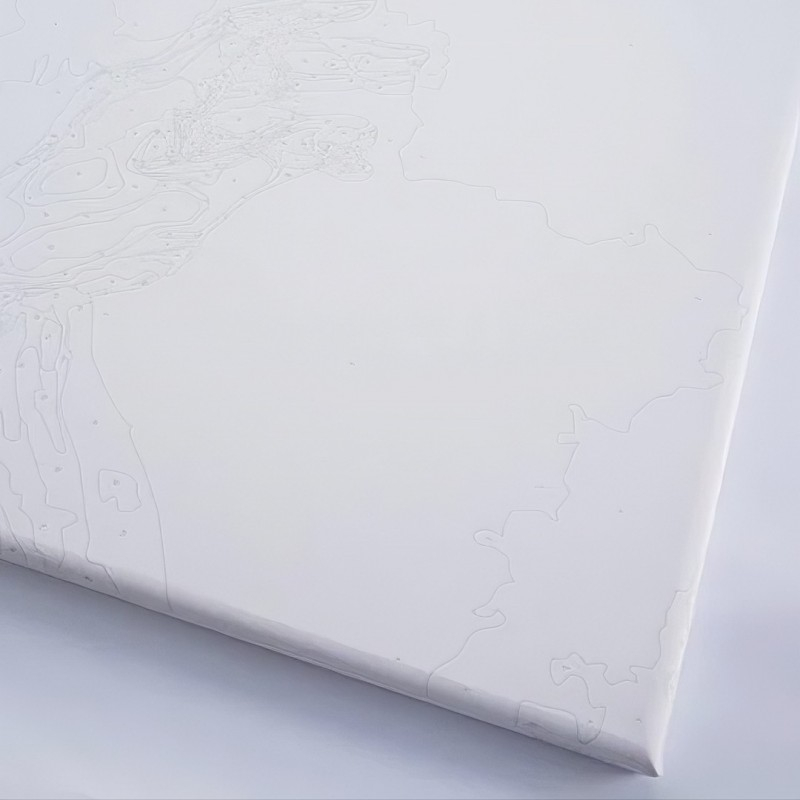 Set Pictura pe numere 40x50cm, Brushme - Strada Paris - panza, cadru de lemn, pensule, culori acrilice, BS7254 [6]