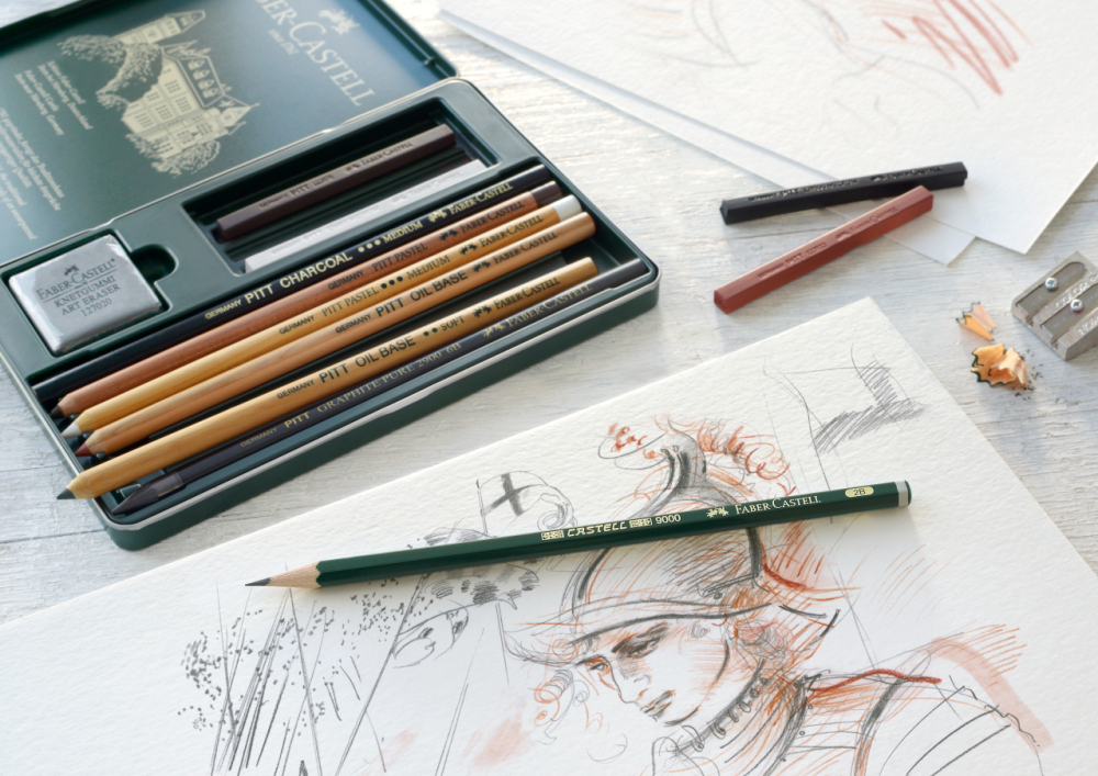 Set pitt monochrome 12 buc nou faber-castell [3]