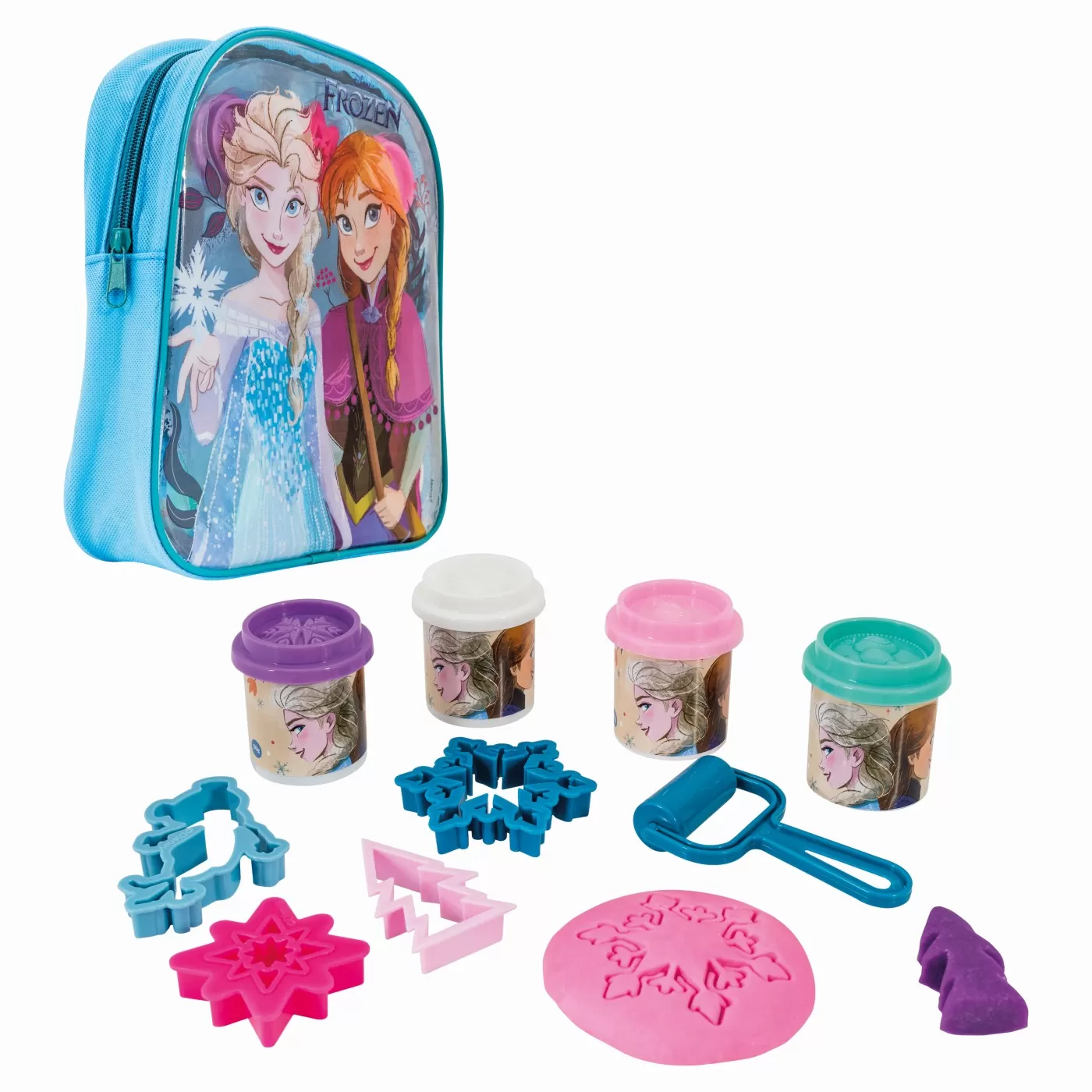 Set plastilina si forme modelaj, in ghiozdan, Frozen, varsta de la 3 ani la 7 ani [1]