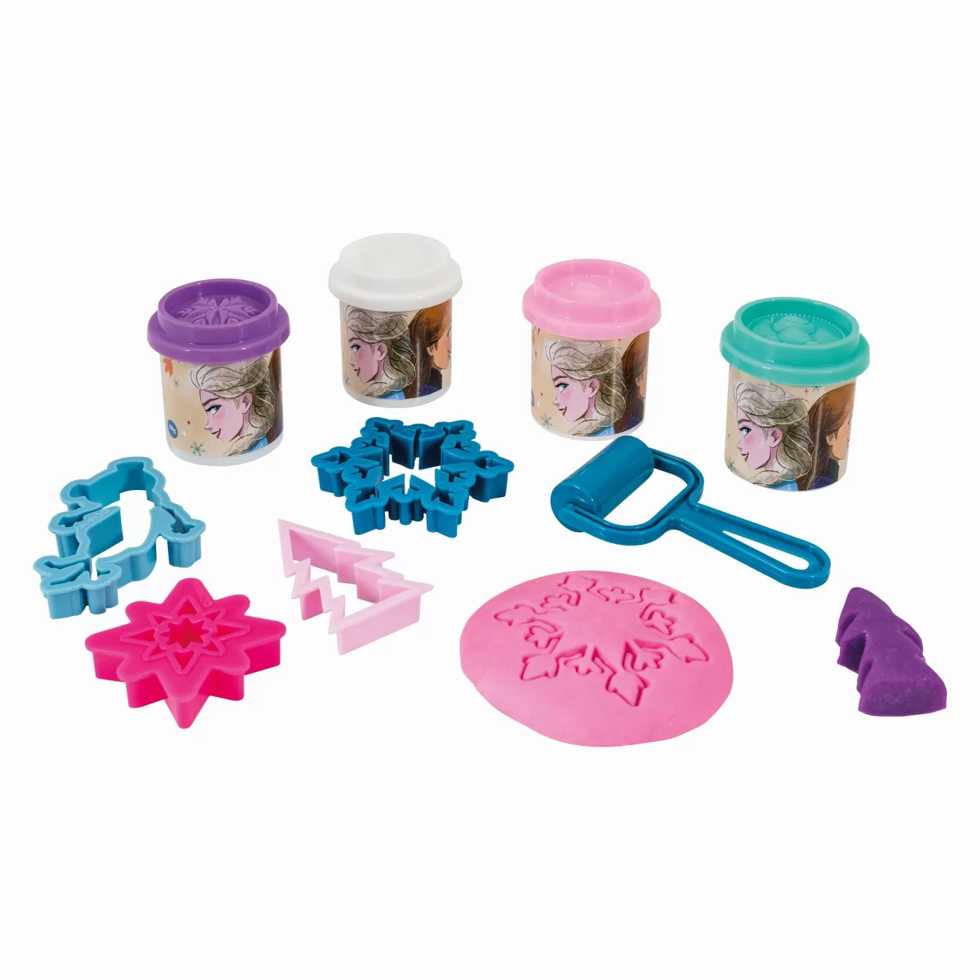 Set plastilina si forme modelaj, in ghiozdan, Frozen, varsta de la 3 ani la 7 ani [2]
