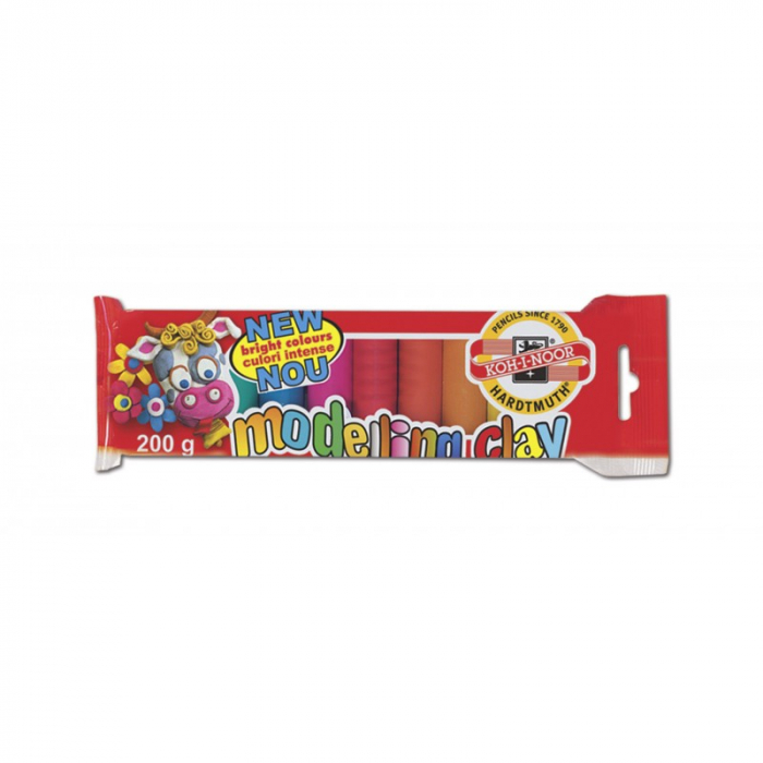 Plastilina scolara,10 Culori, Modelabila, Nu se usuca [2]