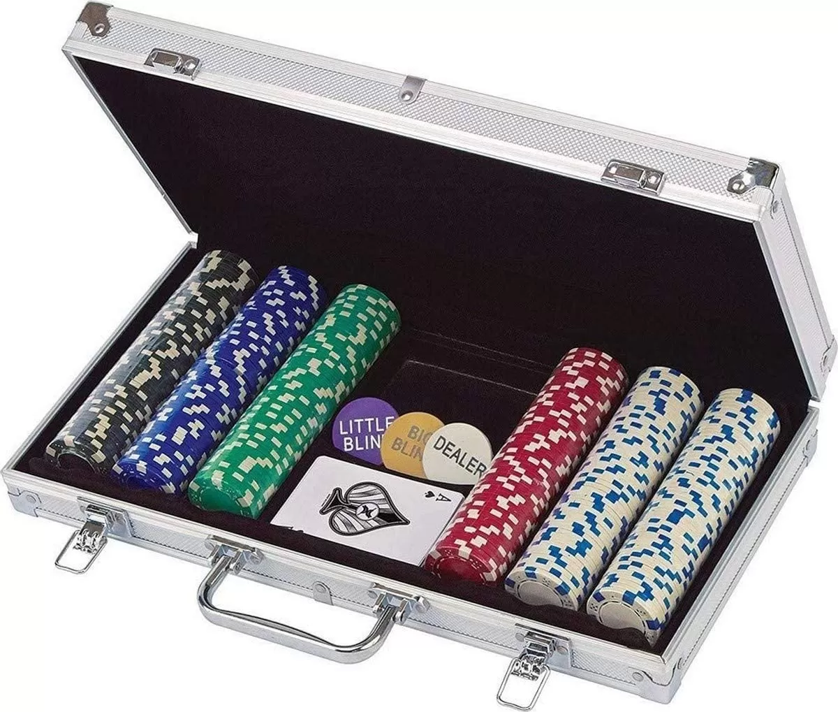 Set Poker cu 300 jetoane si geanta de transport [1]