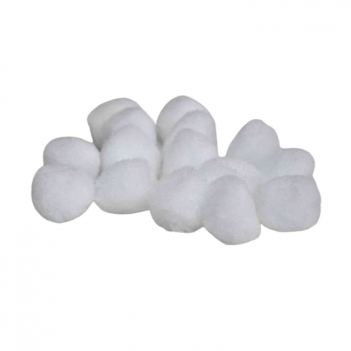 Pom-pom, 15 buc, 30 mm, alb [5]