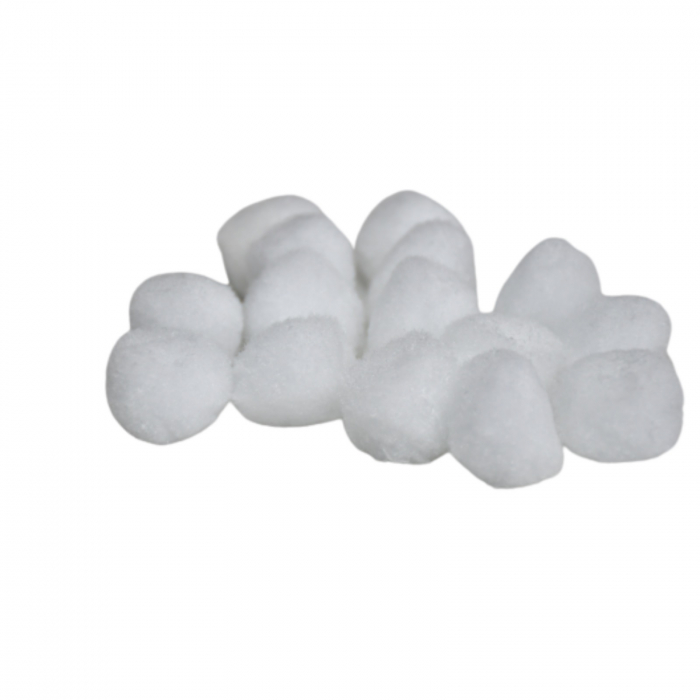 Pom-pom, 15 buc, 30 mm, alb [2]