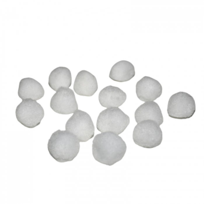 Pom-pom, 15 buc, 30 mm, alb [3]