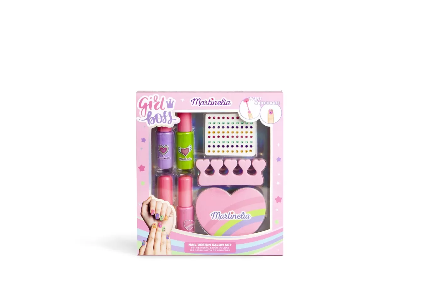 Set produse pentru ingrijirea unghiilor, Martinelia Super Girl, varsta de la 3 ani la +15 ani [1]