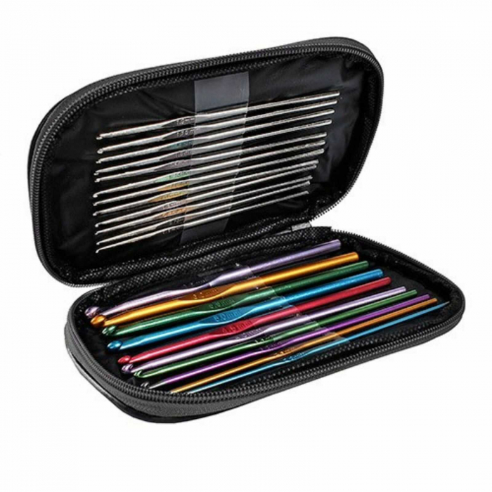 Set de Crosetat si Tricotat cu Andrele si Ace, 50 piese - Micostore.ro [7]