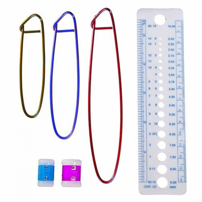 Set de Crosetat si Tricotat cu Andrele si Ace, 50 piese - Micostore.ro [3]