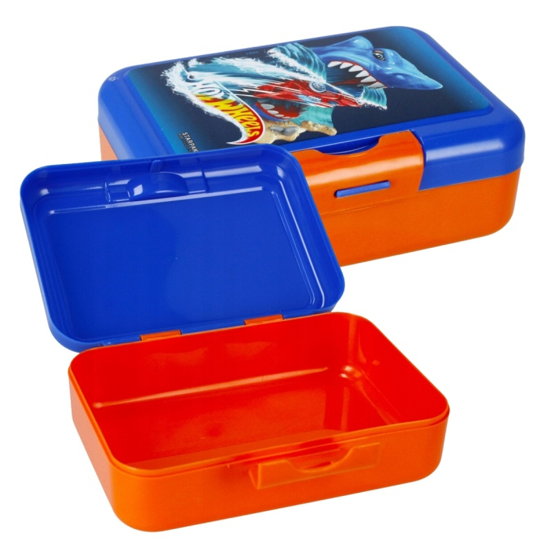 Set recipient scolar + cutie alimente Starpak Hot Wheels, 350ml, 16x12cm [3]