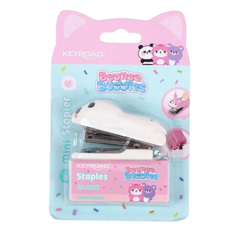 Set scolar Keyroad, 2 piese, capsator 24/6, capse, KR980104, blister [2]