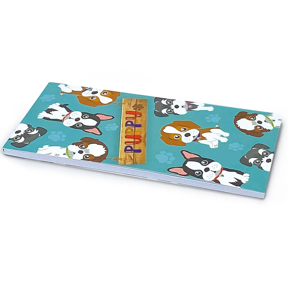 Set scolar Puppy (1 radiera, 1 ascutitoare, 1 rigla de 15 cm, 1 creion, 1 mini blocnotes), copii varsta 3 ani+,6 ani+,8 ani+ [6]