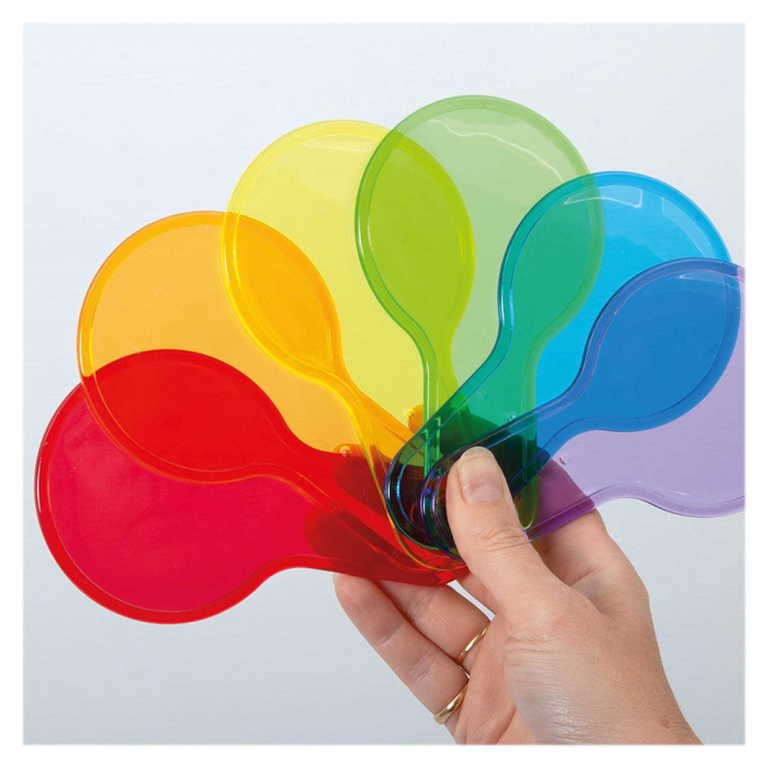 Set senzorial, 6 palete colorate transparente. TickiT [4]