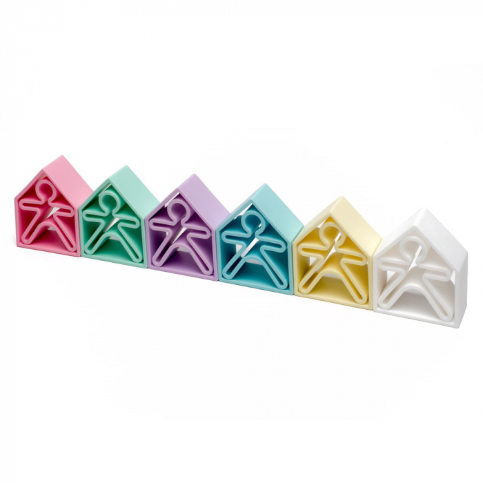 Set senzorial openended cu 12 piese, nordic, Dena Toys, 0-5 ani [4]