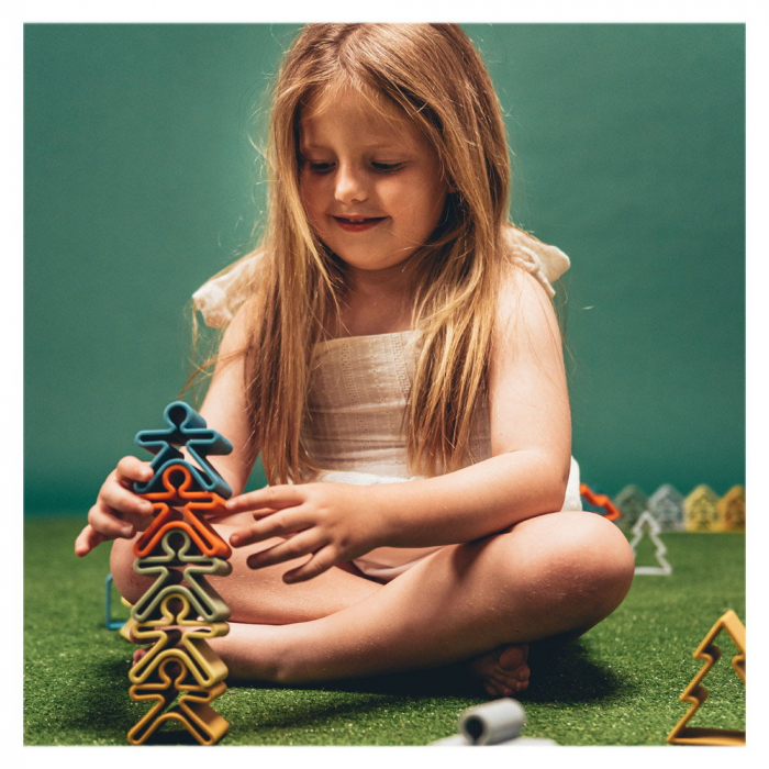 Set senzorial openended cu 18 piese, nature, Dena Toys, 0-5 ani [3]
